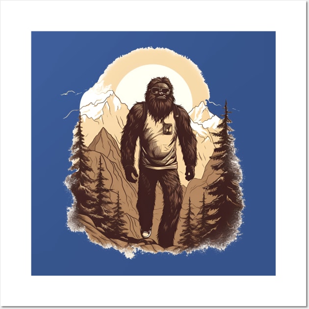 Dope Sasquatch in Nature Wall Art by Grassroots Green